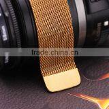 Luxury Stainless Steel Strap Double Security Clasp Buckle With Adapter Watch Band for Apple Watch & Sport & Edition 42/38mm thumbnail-5