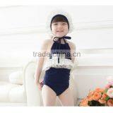 2015 hot children swimming suit girl lace dress Fashion princess wholesale kids swimwear for girls