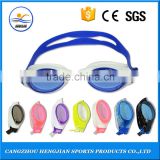 Factory direct custom diving swimming safety anti fog waterproof silicone underwater goggles for glasses