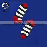 Colorful Black Stripe Ankle Socks Custom Crazy Colorful Smart Thermal Heated Socks