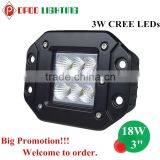 Hot Car Auto Parts 3inch Cube Light, Offroad Tractor 18W Cube Light