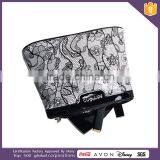 Waffle Weave Cotton Cosmetic Bag Cosmetic Bag Multi Pocket thumbnail-2