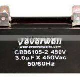 CBB6101-2 Power Super AC Electrolytic Capacitor DE VENTILADOR 1.5u 450V