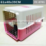 Pink cage of dog& cat, pet cage direct supply