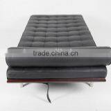 Buy 2016 Luxury Replica Leather Black Mies Van Der Rohe Barcelona Daybed thumbnail-1