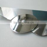 2015 Simple and Convenient Easy Controlling Stainless Steel Cake Spatula With Wheel thumbnail-2