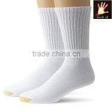 Men's Cotton White Crew Athletic Sport Socks
