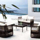 New Design Wicker Rattan Outdoor Garden Sofa Set Furniture (1.2mm Aluminum Frame With Powder Coated, With 250gr Polyeste Fabric) thumbnail-2