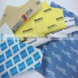 Repeated logo printed microfiber cleaning