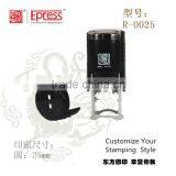 OEM Durable and Original 25mm Round Stationery Self Inking Stamp thumbnail-3