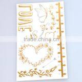 Custom Dazzling Gold Water Transfer Tattoo Sticker Flash Gold Body Art Tattoos Fake Jewelry Tattoos Manufacturer thumbnail-4