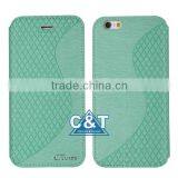 C&T Premium PU Leather Wallet Pouch Flip Case Cover for Nokia Lumia 535 thumbnail-2