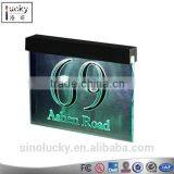 Acrylic Led Light Hanging Modern Door Numbering House Number Room Sign