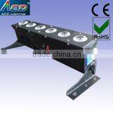 IR Remote Controlled Battery Operated Wireless Dmx512 6*6in1 Rgbwa+uv Wall Washer Led Light