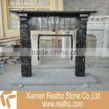 Natural Black Marble Fireplace thumbnail-1