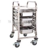 Stainless steel rack and trolley by customized