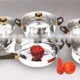 12pcs Stainless Steel Cookware Set