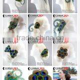 Best Selling Peacock Hair Accessory Bridesmaid Gift Wedding Hair Clip thumbnail-6