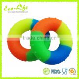 4 colors mixed 7.8cm Silicone Point design Hand Grip Ring, Strength exerciser Ring