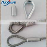 Lifting wire rope thimble, cable wire protected heart shape ring