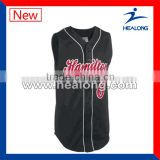 2014 new designer sublimated sleeveless camo softball jersey