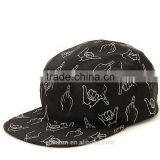 Fashion Design 100% Cotton Blank Wholesale Custom 5 Panel Hats thumbnail-5