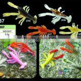 Soft Lure Double Color Hand Poured Worm thumbnail-1