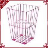 Cheap Wholesale Square Shape Wire Storage Basket Color Painting Finished Metal Basket thumbnail-3