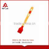 Wooden Handle Silicone Tools,kitchen Utensils,Red Color Silicone Spatula thumbnail-3