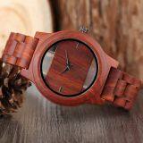 New Design Rose Wood Quartz Movement Wood Watches thumbnail-3