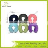 Neck Part and Memory Foam Filling U Shape Travel Pillow Solid Color thumbnail-2