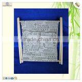 School Library Office Home Pocket Wooden Book Shelf Rack thumbnail-5