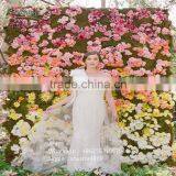 SAST-70005 Green Plant Wall and Flower Wall Ornament Wedding Stage Decor Fake Flower Wall thumbnail-1