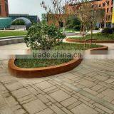 FO-9C07 Modern Design Corten Steel Planter&flower Pot thumbnail-2