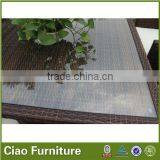 Garden Outdoor Furniture Cube Rattan Terrace Dining Table Set thumbnail-3