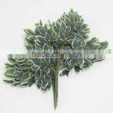 2016 Wholesale Artificial Leaves White Banyan Artificial Leaves for Decoration Artificial Big Green Leaves thumbnail-4