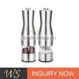 WS-EPM12 Electric Stainless Steel Salt and Pepper Grinder for Black or White Pepper thumbnail-1