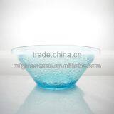 Plastic Blue and Clear Bowl thumbnail-1