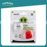 New Design Colorful Decorative Folding Mini Silicone Led Bike Light thumbnail-1