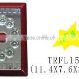 10-LED Square Shape Battery Operated Touch Light Push Tap Night Light