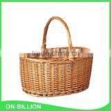 Wicker Material Gourmet Gift Baskets thumbnail-2