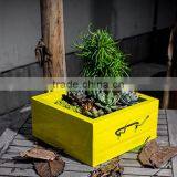 Home & Garden Flower Plants Metal Square Planter thumbnail-2