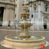 Yellow Travertine Fountain,marble Water Fountain Sale thumbnail-1