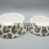 Round Popular Paw Print Design Melamine Dog Bowl thumbnail-1