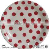 Green Ceramic Stoneware Dinner Plate thumbnail-5