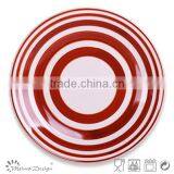 Cheap Colorful Stripe Ceramic Handpaited Dinner Plate and Dish thumbnail-3