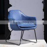 YYA14 Dark Blue Color Leather Modern Club Chair 2016 New Fashion Leisure Chair for Club thumbnail-5