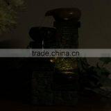 Brick Steps Tabletop Fountain With LED Light thumbnail-5