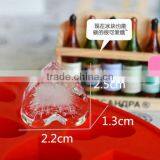 Red Love Heart Shaped Silicone Ice Cube Tray thumbnail-4