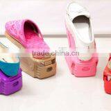 Wholesale Plastic Adjustable Shoe Display Stand Racks thumbnail-4